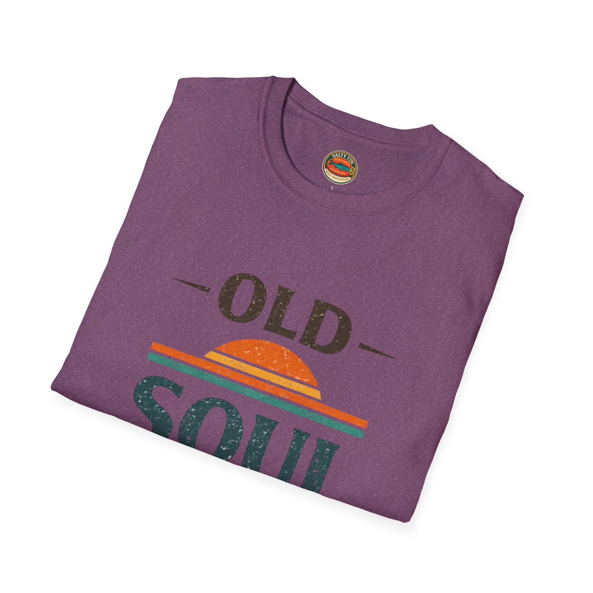 Old Soul Club T-Shirt — Retro Sunset Graphic Tee - Creations by Chris and Carlos