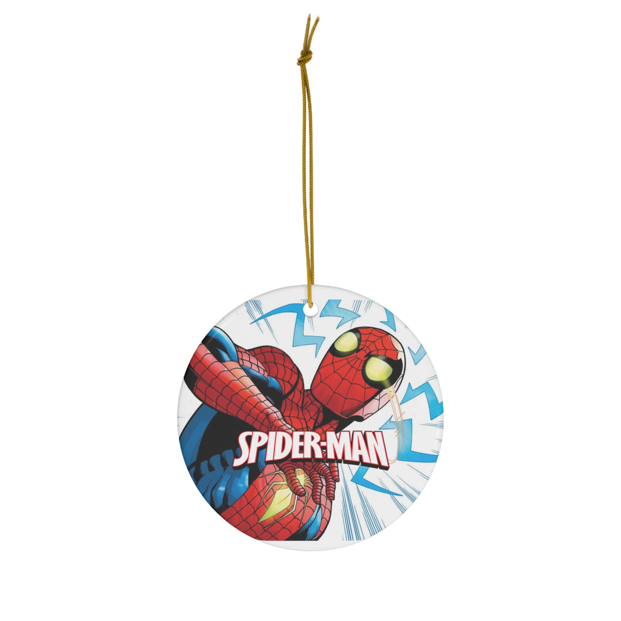 Spiderman- Ceramic Ornament, 4 Shapes - Creations by Chris and Carlos