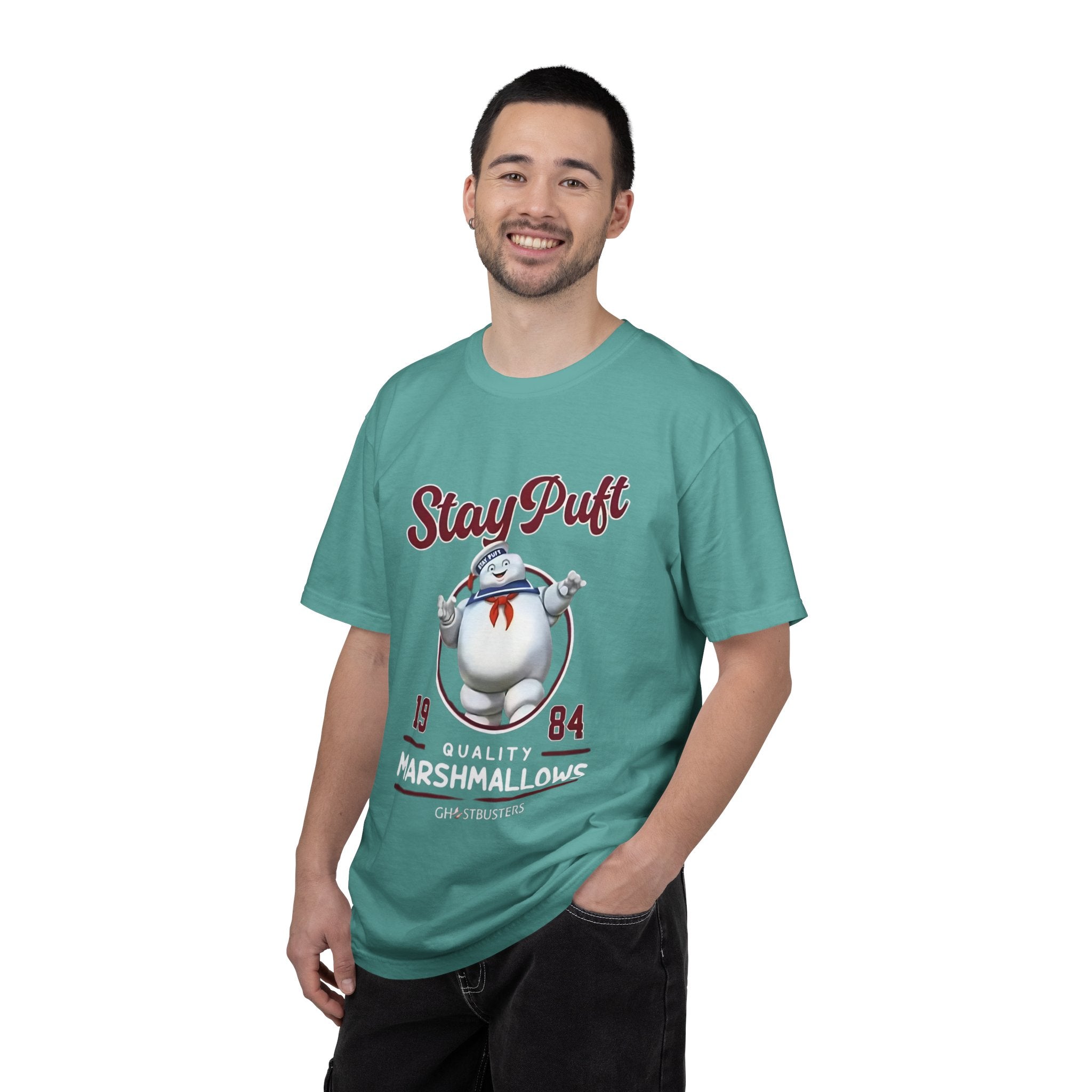 Stay Puft Marshmallows Vintage T-Shirt — Ghostbusters 1984 Retro Tee - Creations by Chris and Carlos