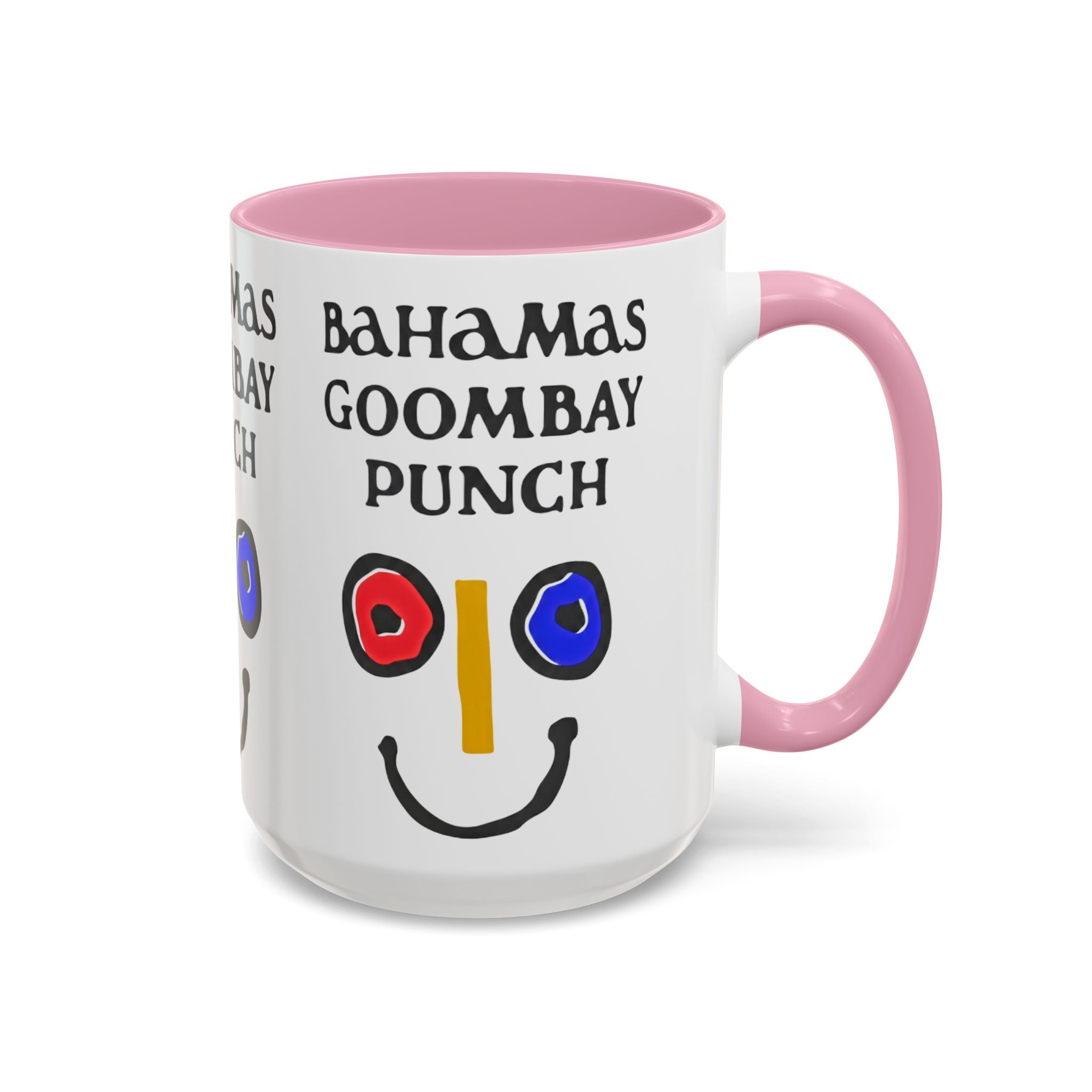 Bahamas Goombay Punch Mug — Colorful Caribbean Smile Coffee Cup (11oz, 15oz) - Creations by Chris and Carlos