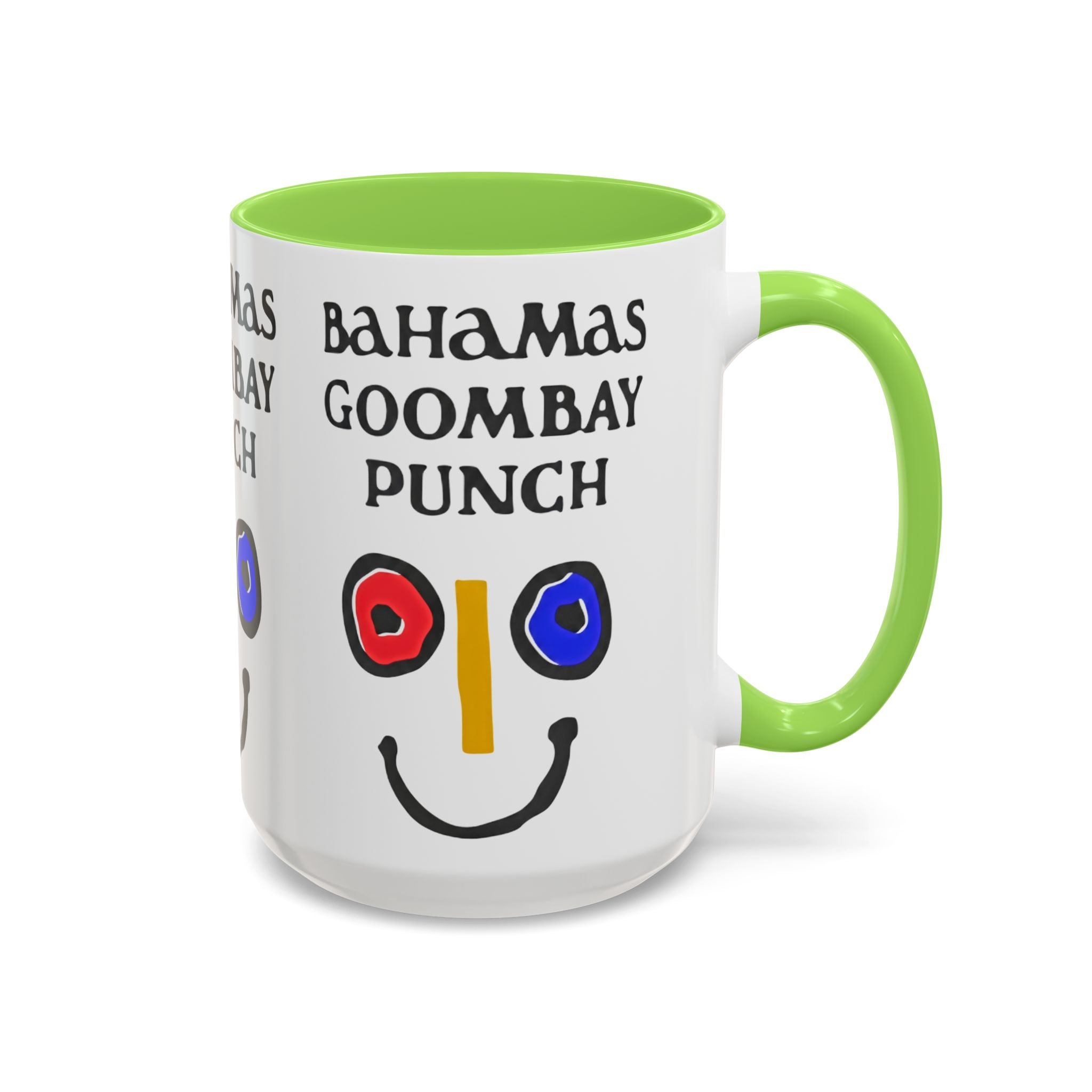 Bahamas Goombay Punch Mug — Colorful Caribbean Smile Coffee Cup (11oz, 15oz) - Creations by Chris and Carlos
