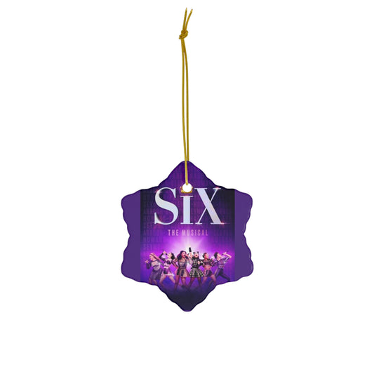 SIX the Musical- Ceramic Ornament, 4 Shapes - Creations by Chris and Carlos