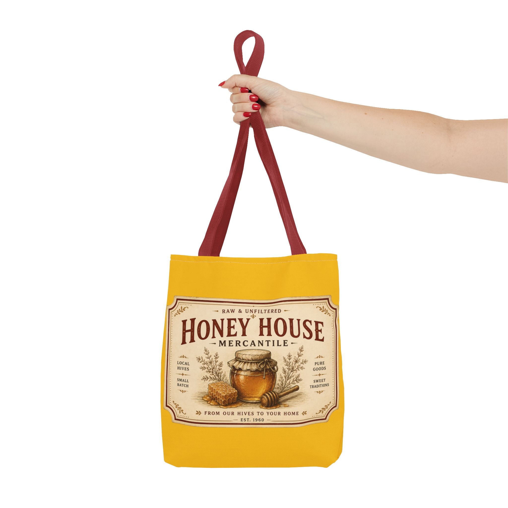 Tote Bag — Honey House Vintage Honey Label Design - Creations by Chris and Carlos
