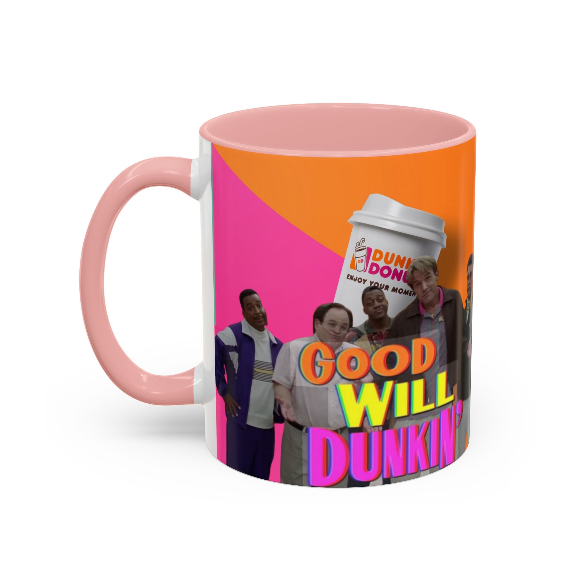 Good Will Dunkin’ Accent Coffee Mug — Funny Pop Culture Quote Coffee Cup (11/15oz) - Creations by Chris and Carlos