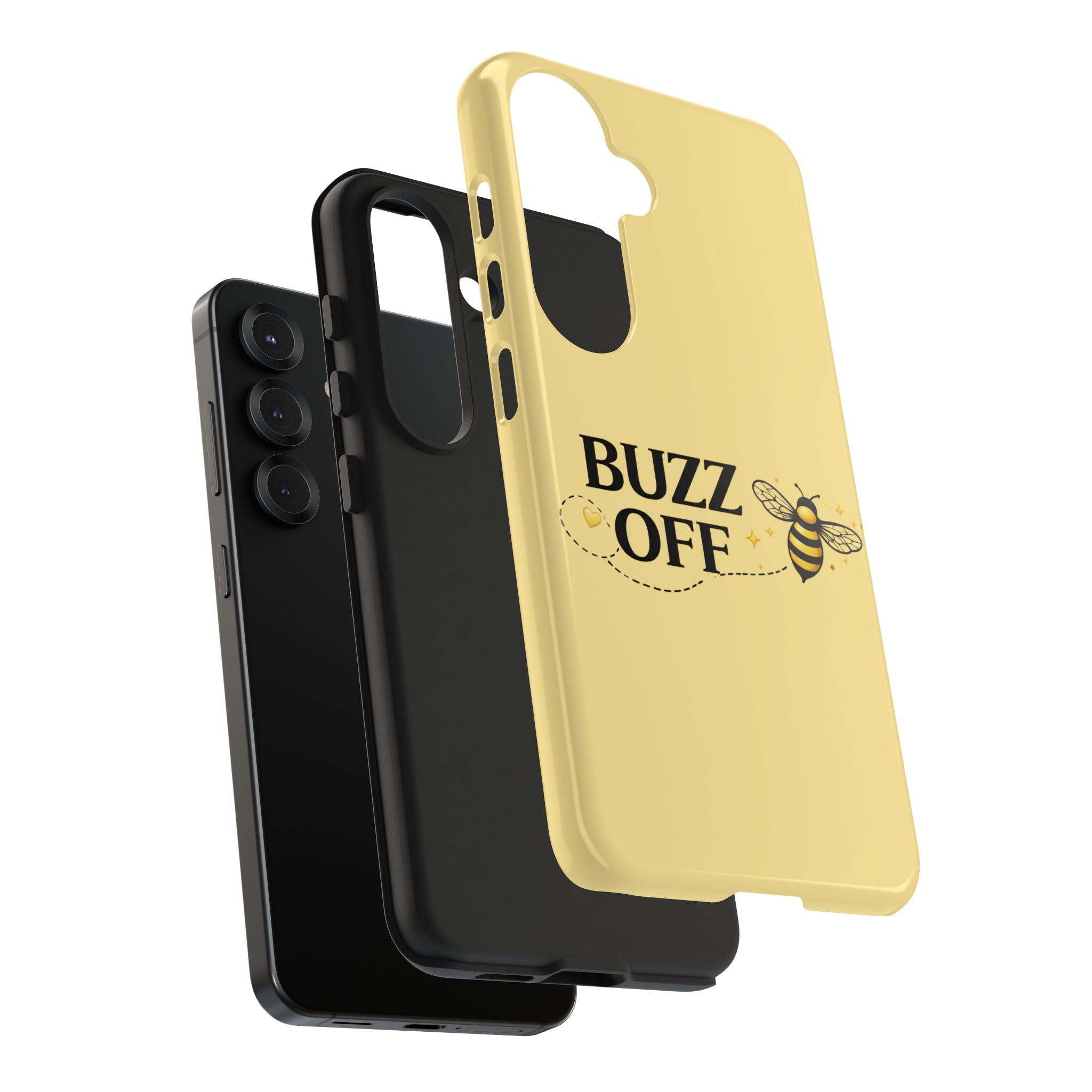Buzz Off Bee Happy Always Phone Case - Creations by Chris and Carlos