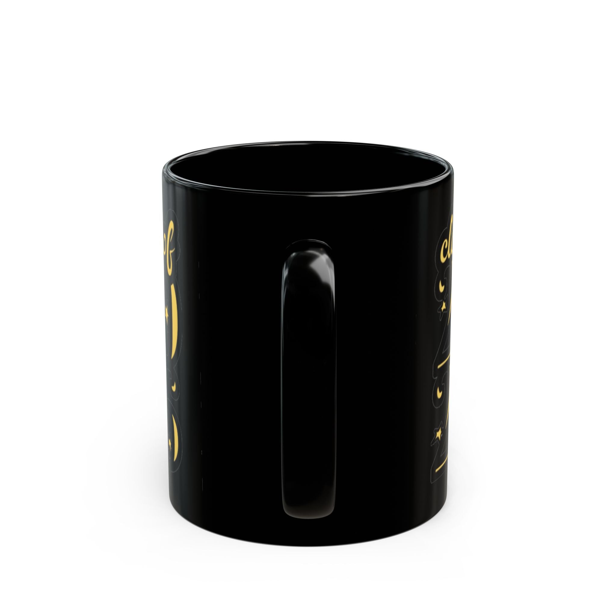 Class of 2026 Black Graduation Mug — Gold Lettering 11oz/15oz - Creations by Chris and Carlos