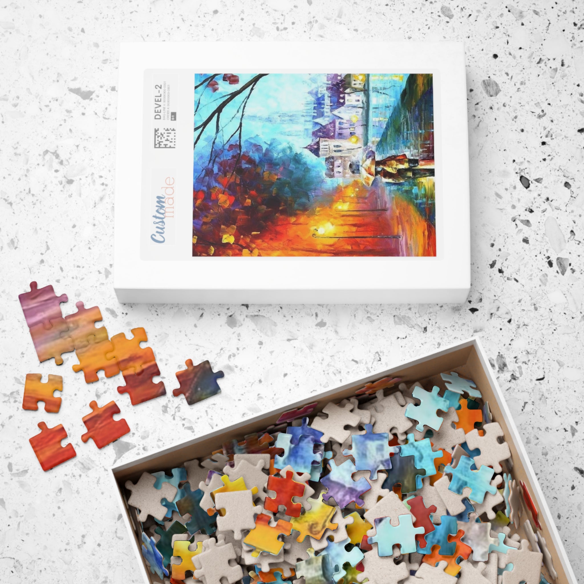 Watercolor- Puzzle - Creations by Chris and Carlos