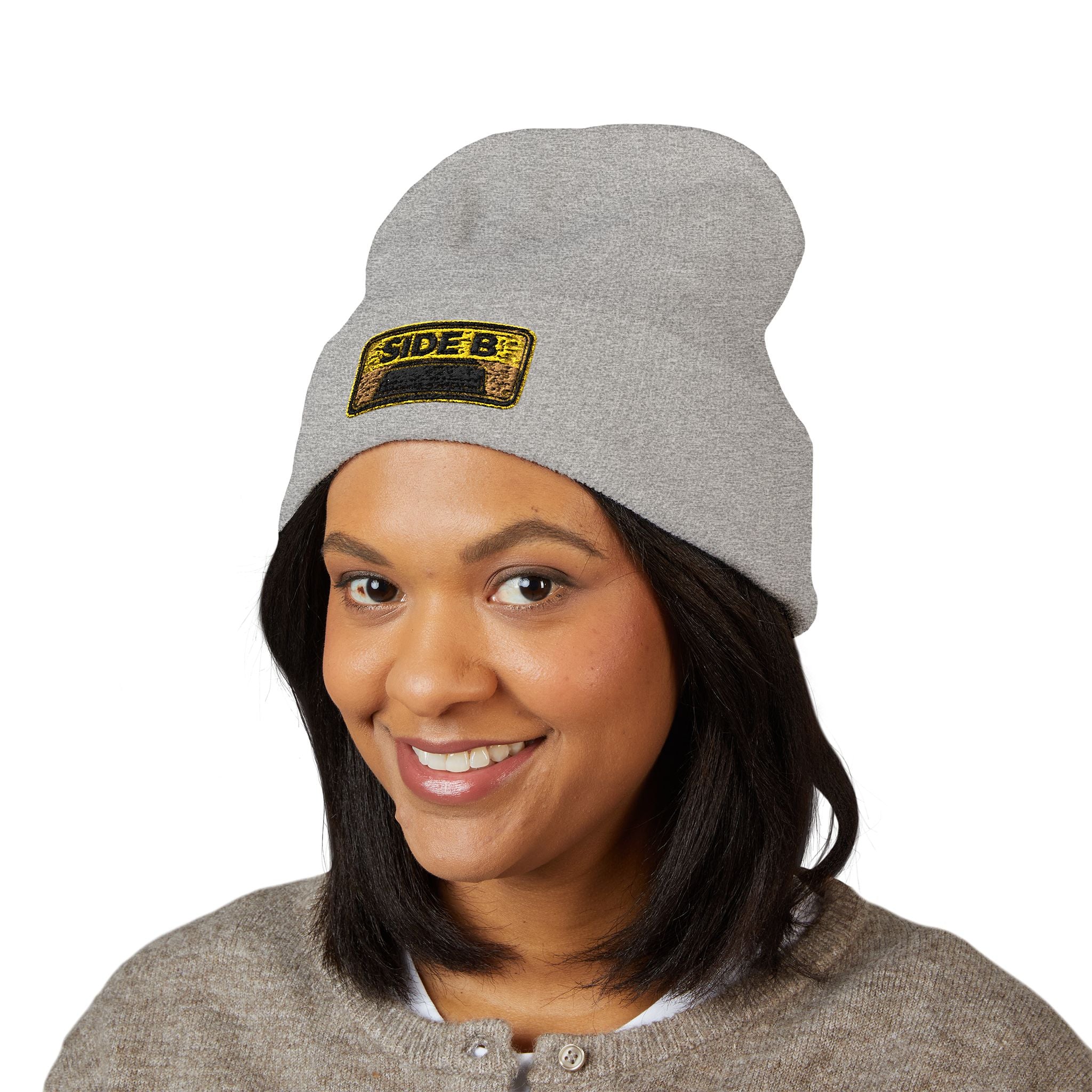 Side B Cassette Embroidered Beanie - Creations by Chris and Carlos