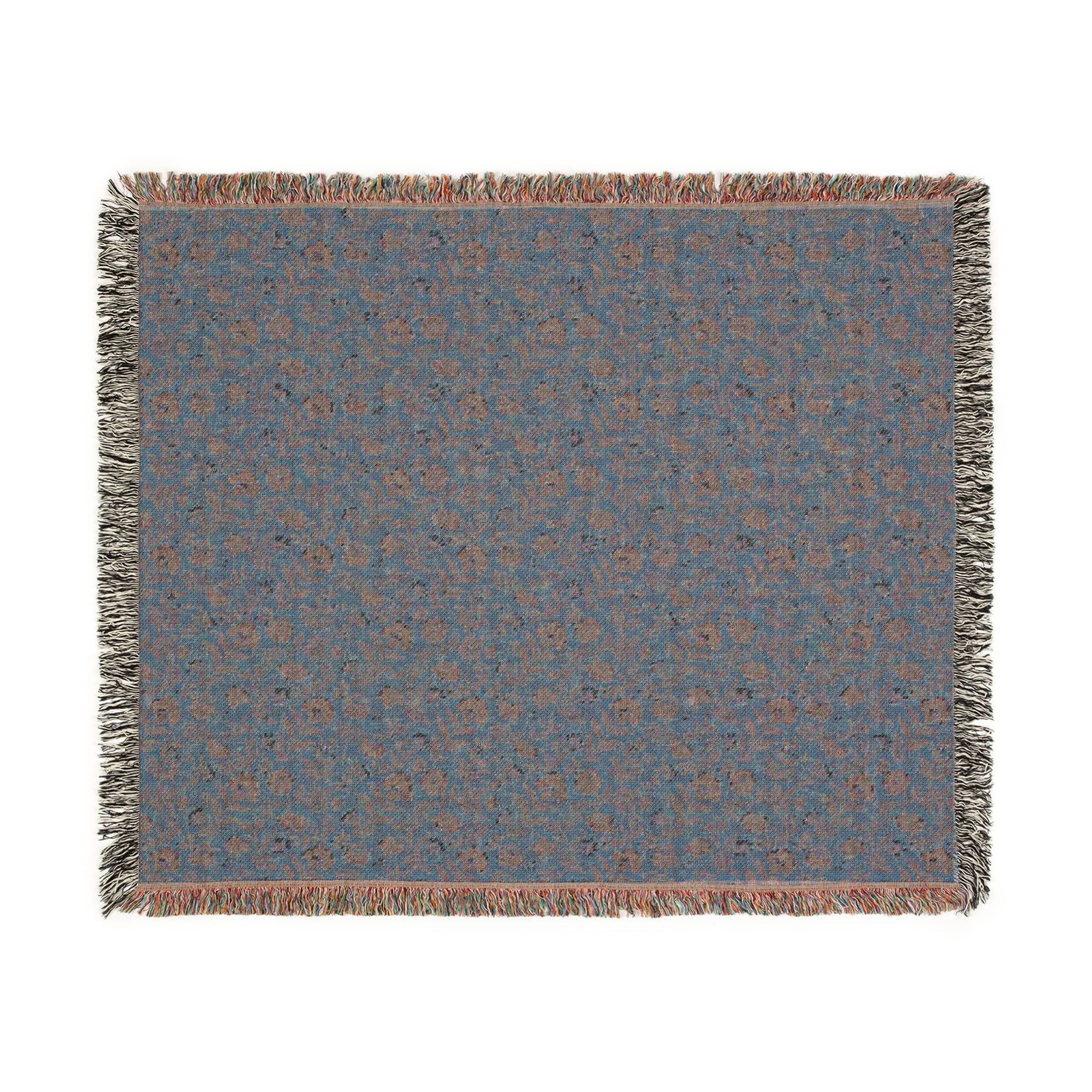 Plumstead Manor Patterned Woven Blanket — Reversible Geometric Throw for Cozy Home Decor - Creations by Chris and Carlos