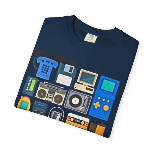 Retro Tech "Never Forget" T-Shirt - Creations by Chris and Carlos