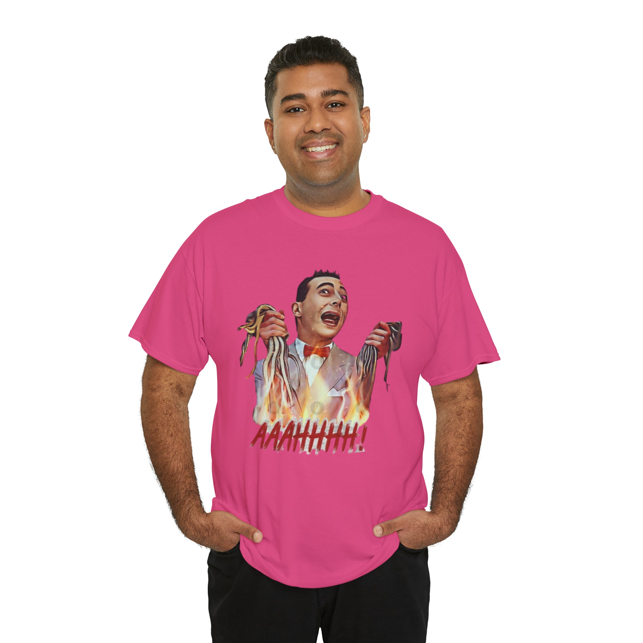 Pee Wee Herman-  Unisex Heavy Cotton T-Shirt - Creations by Chris and Carlos