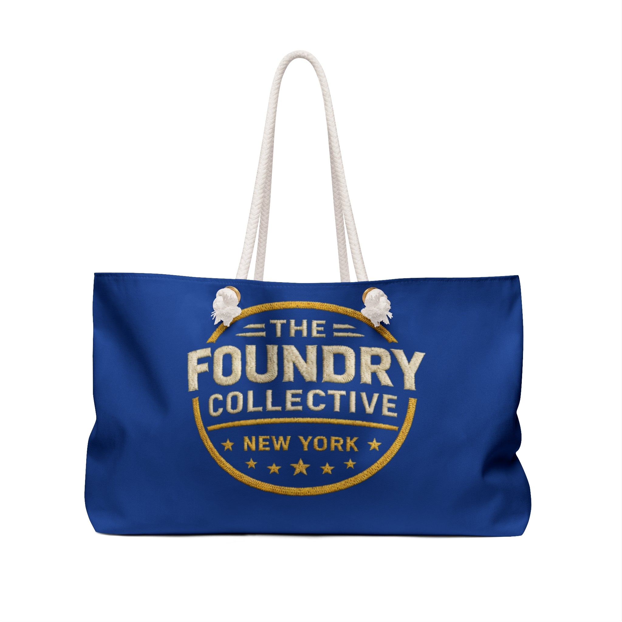 Foundry Collective Weekender Bag — New York Logo Travel Tote - Creations by Chris and Carlos