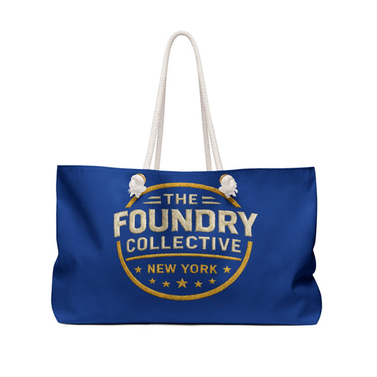 Foundry Collective Weekender Bag — New York Logo Travel Tote - Creations by Chris and Carlos