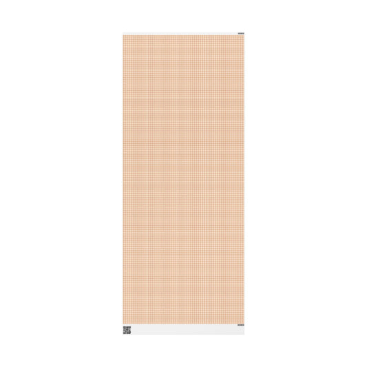 Gingham Check Wrapping Paper Roll — Pink & Peach Plaid Gift Wrap - Creations by Chris and Carlos