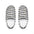 Retro Vintage Commodore Vic20 Indoor Slippers — Retro Cassette Tape Pattern (Men’s)