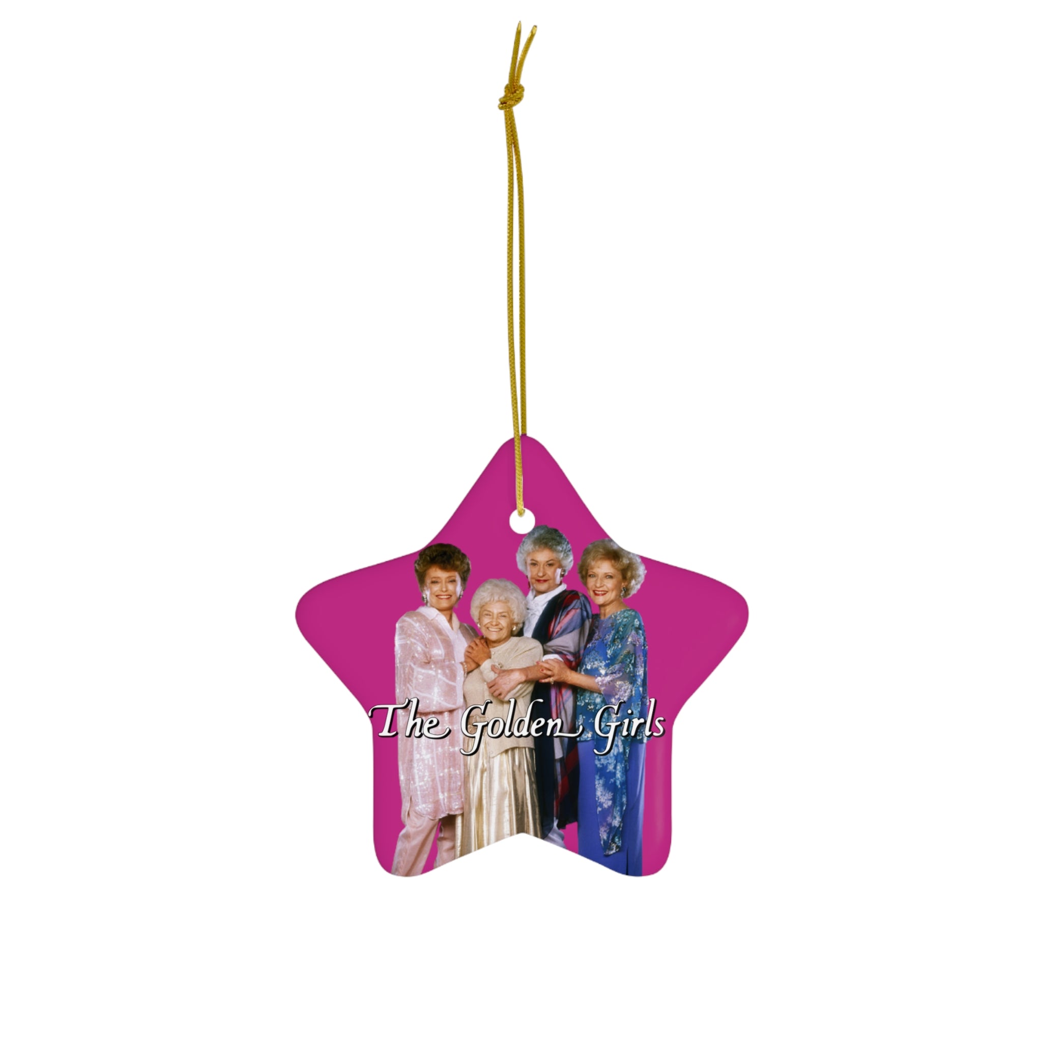 The Golden Girls 80's TV Show- Ceramic Ornament, 4 Shapes - Creations by Chris and Carlos