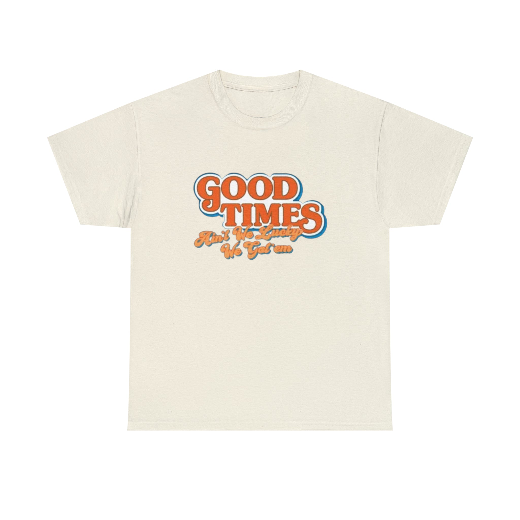 Good Times 70's TV Show- Unisex Heavy Cotton T-Shirt - Creations by Chris and Carlos