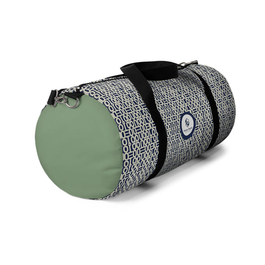 Prism Point Athletic Collection Navy Geometric Duffel Bag — Patterned Travel & Gym Weekender - Creations by Chris and Carlos