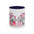 Mama Floral Coffee Mug — Cute Pink Hello Kitty Style Mother's Day Gift (11/15oz)