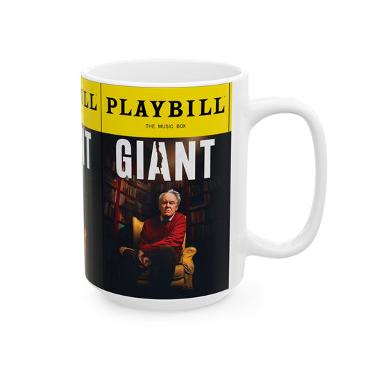 Playbill 'Giant' Ceramic Mug – Broadway Playbill Coffee Cup (11oz/15oz) - Creations by Chris and Carlos