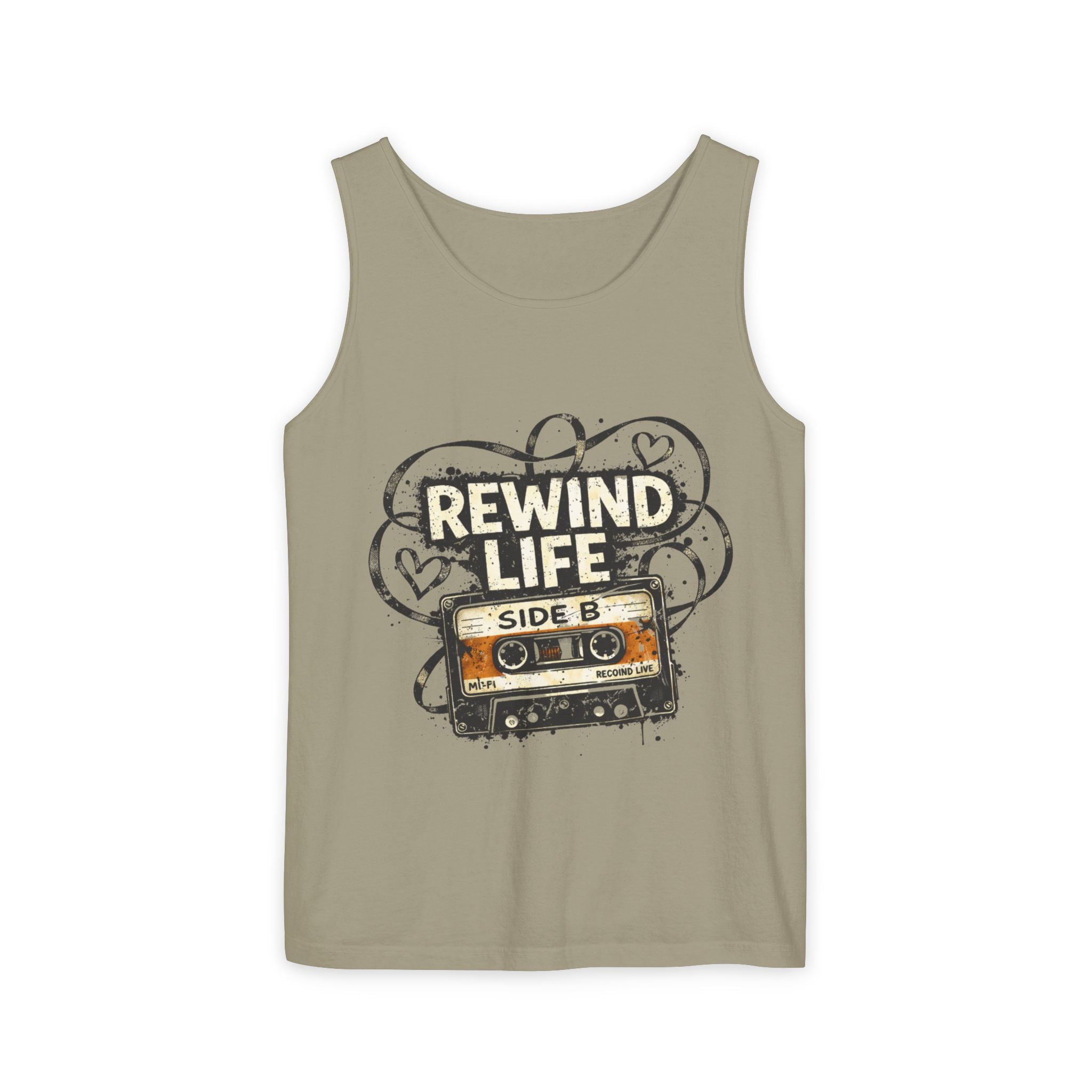 Rewind Life Vintage Cassette Tank Top - Creations by Chris and Carlos