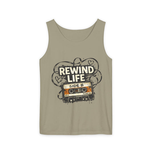 Rewind Life Vintage Cassette Tank Top - Creations by Chris and Carlos
