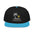 Crashed Palm Tree Snapback Hat — Embroidered Beach Sun Cap - Creations by Chris and Carlos