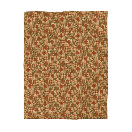 Old Soul Harvest™ Vintage Quilt Blocks Duvet Cover - Duvet Cover from the Old Soul Harvest Bedding collection