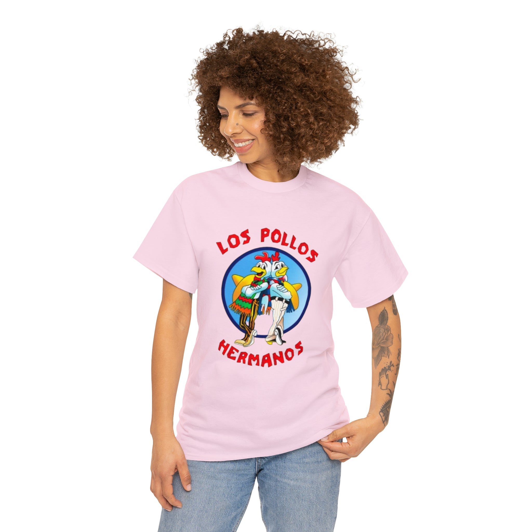 Pollos- Unisex Heavy Cotton T-Shirt - Creations by Chris and Carlos