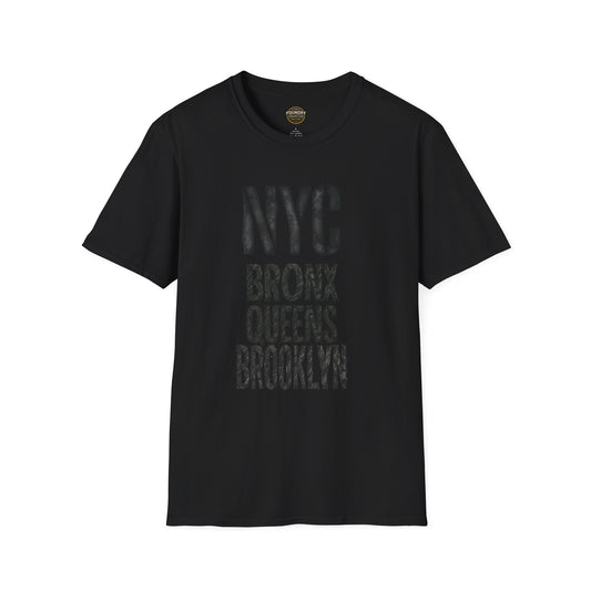 The Foundry Collective NYC Bronx Queens Brooklyn T-Shirt — Vintage NYC Boroughs Tee - Creations by Chris and Carlos
