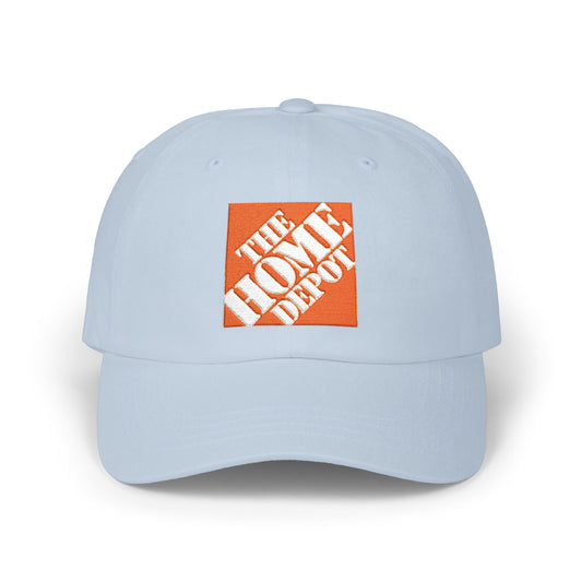 Dad Cap — Embroidered Orange Home Depot Logo Baseball Hat - Creations by Chris and Carlos