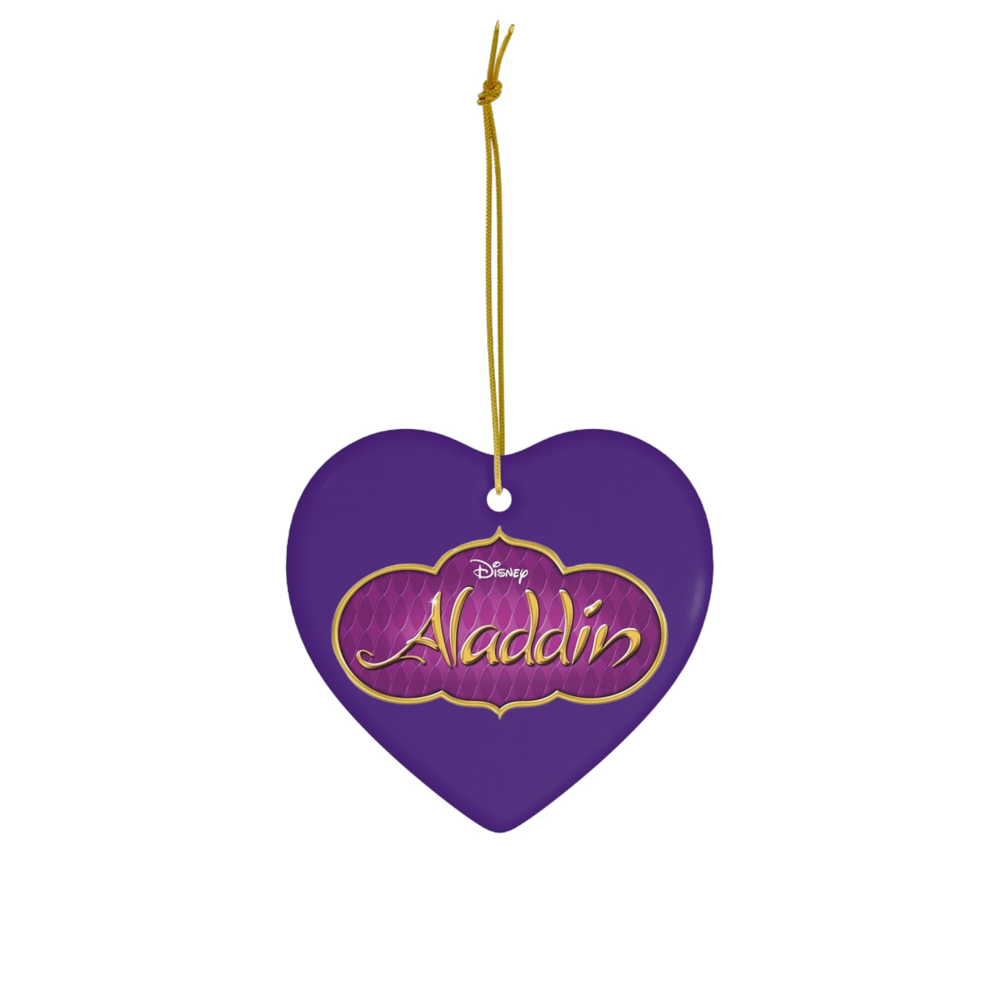 Aladdin- Ceramic Ornament, 4 Shapes - Creations by Chris and Carlos