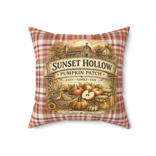 Old Soul Harvest™ Pumpkin Patch Throw Pillow - Throw Pillow from Old Soul Harvest Campfire Circle