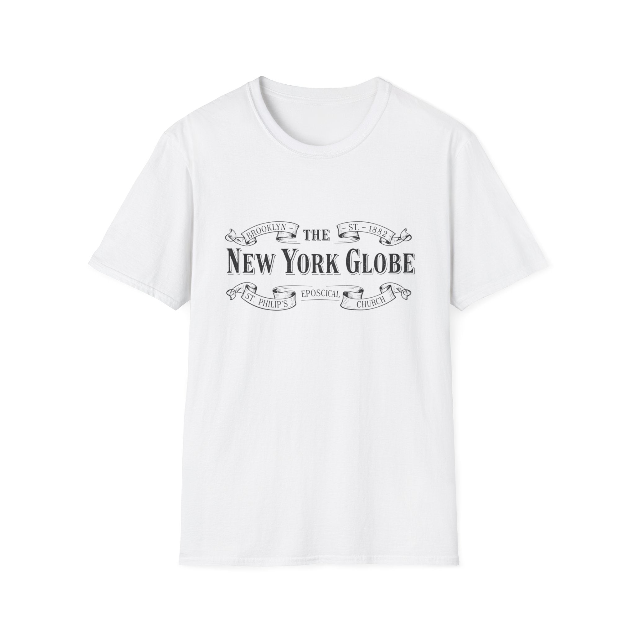 New York Globe Vintage Logo T-Shirt Guilded Age Inspired - Creations by Chris and Carlos