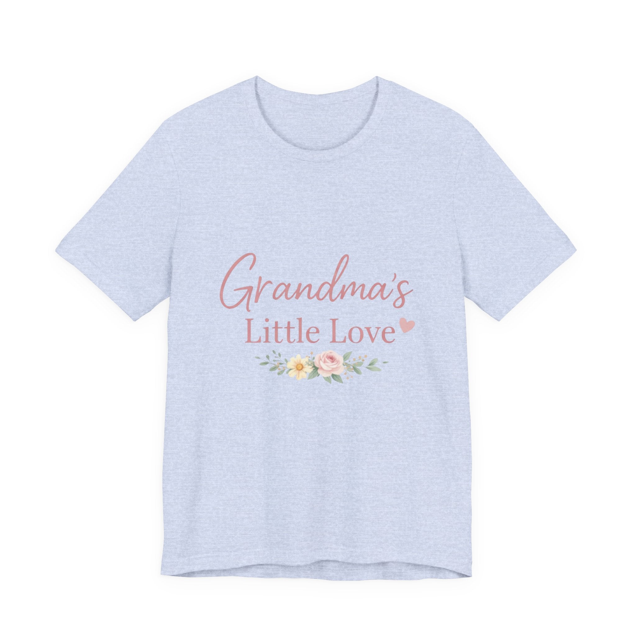 Grandma's Little Love T-Shirt — Floral Grandma Tee for New Grandmothers - Creations by Chris and Carlos