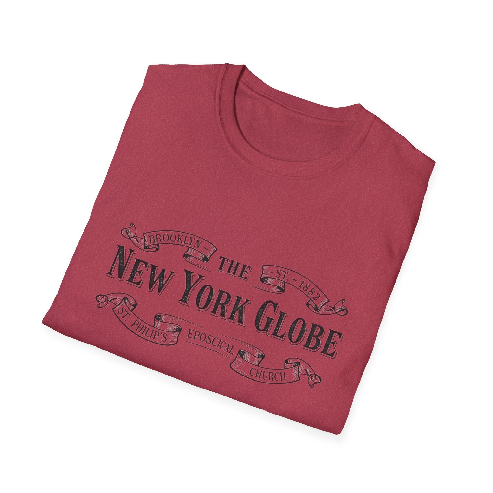 New York Globe Vintage Logo T-Shirt Guilded Age Inspired - Creations by Chris and Carlos