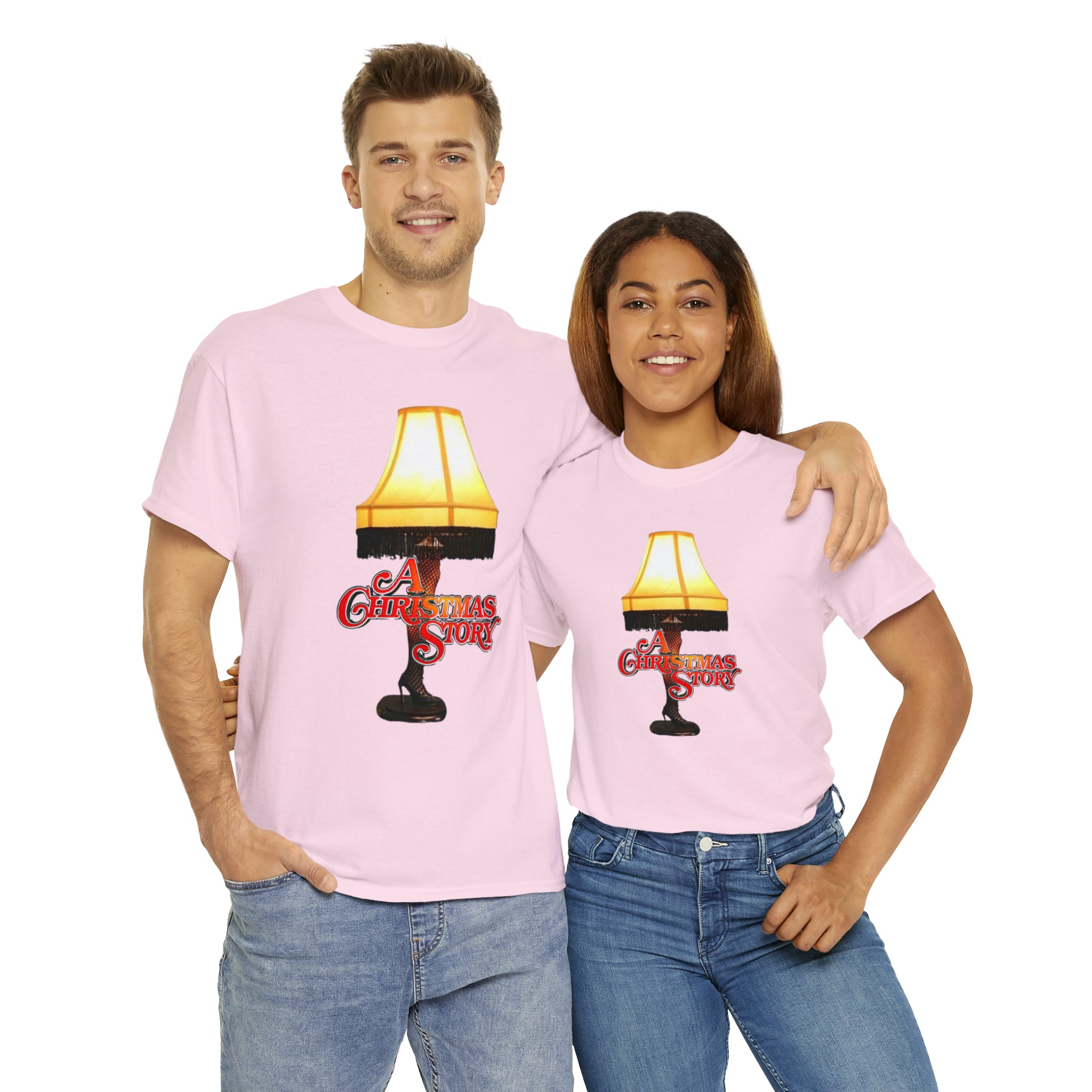 A Christmas Story- Leg Lamp Unisex Heavy Cotton T-Shirt - Creations by Chris and Carlos