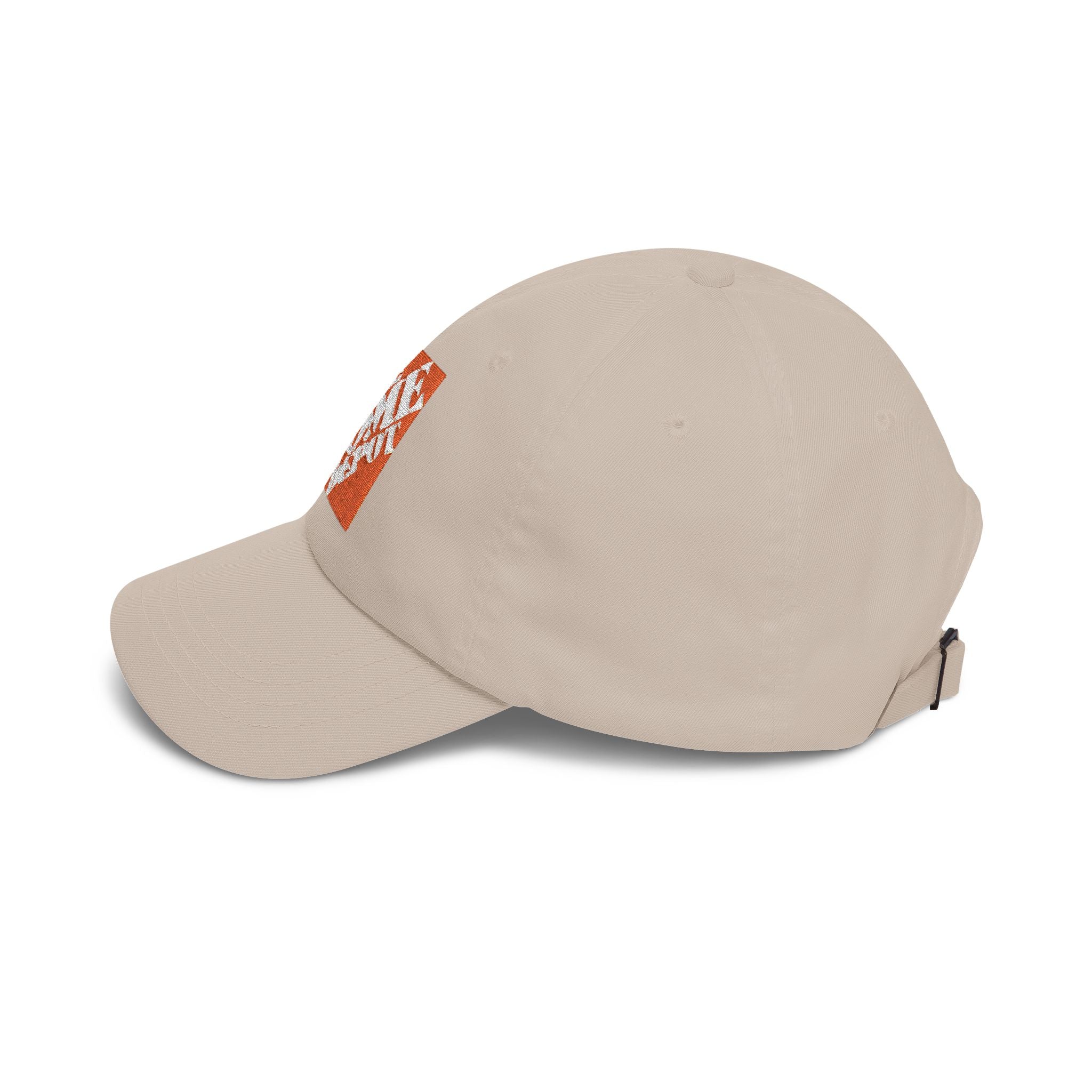 Dad Cap — Embroidered Orange Home Depot Logo Baseball Hat - Creations by Chris and Carlos