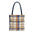 The Tailgate Crew- Stylish Plaid Tote Bag, Trendy Beach Bag, Reusable Shopping Tote
