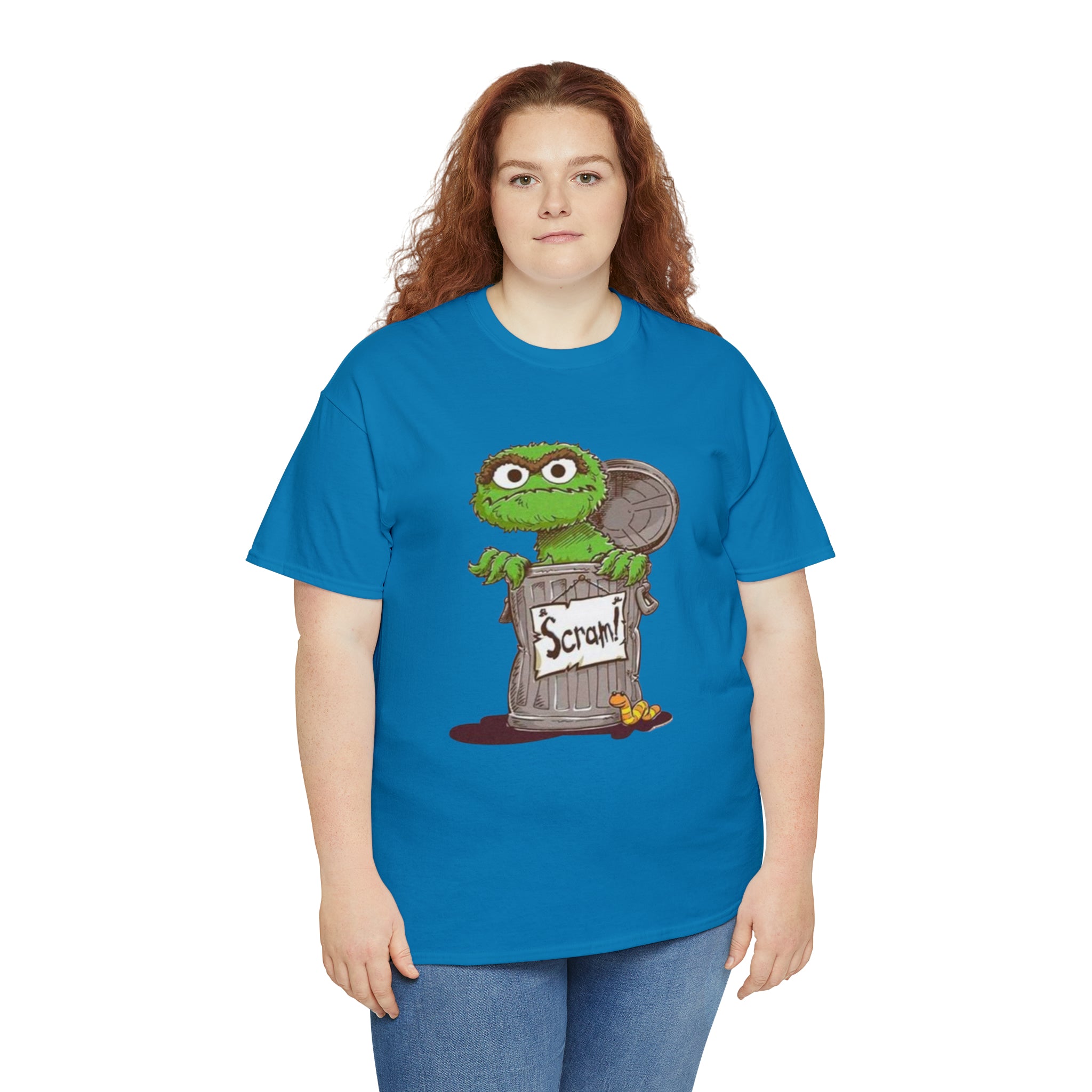 Oscar the Grouch- Unisex Heavy Cotton T-Shirt - Creations by Chris and Carlos