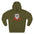 Horror-Themed Fleece Hoodie | Perfect for Halloween, Cozy Gothic Wear, Gaming, Outdoor Adventures, Fan Merchandise