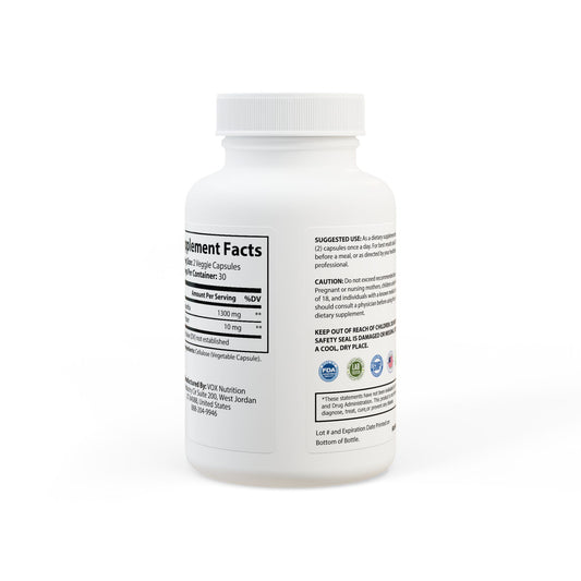 Ashwagandha and Black Pepper Supplement (60 capsules) - Creations by Chris and Carlos