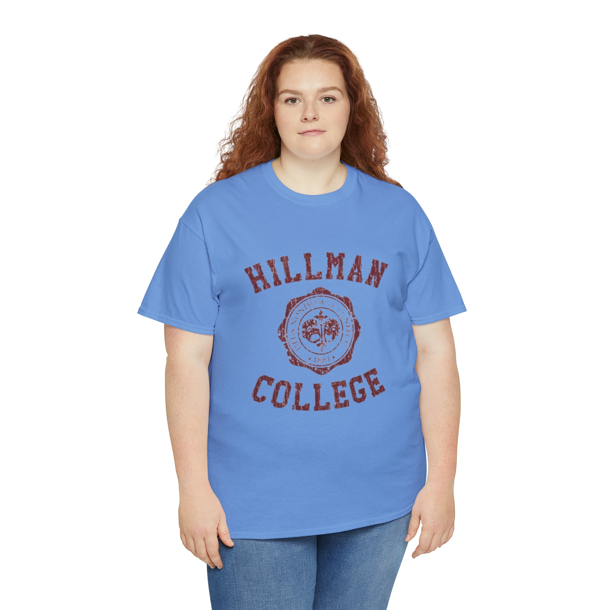 Hillman College- Unisex Heavy Cotton T-Shirt - Creations by Chris and Carlos