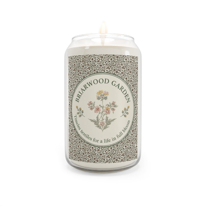 Briarwood Garden Scented Soy Candle — 13.75oz Floral Jam Jar Candle