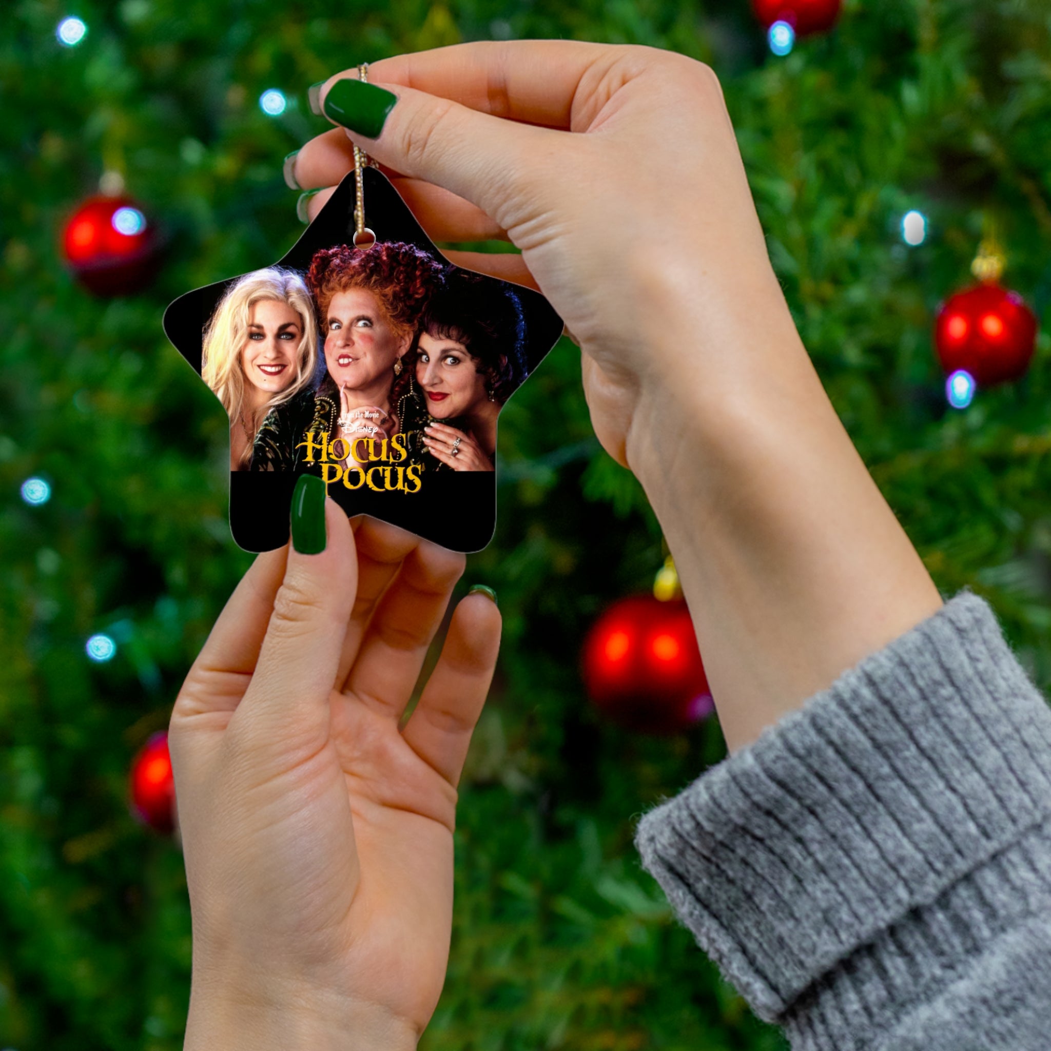 Hocus Pocus- Ceramic Ornament, 4 Shapes - Creations by Chris and Carlos