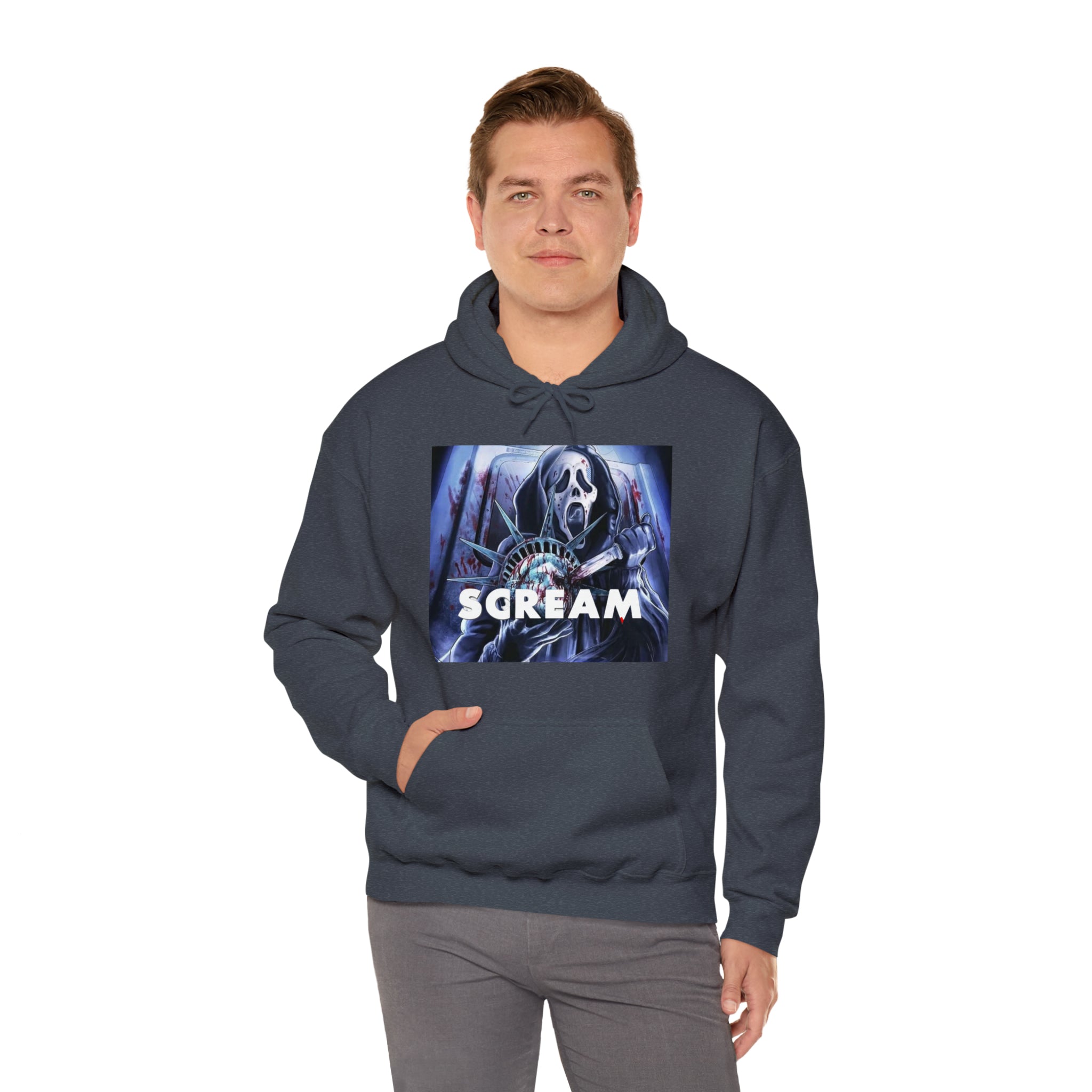 Scream- Unisex Heavy Blend™ Hooded Sweatshirt - Creations by Chris and Carlos