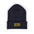 Embroidered Gold Cassette Beanie — Retro Music Cuffed Hat - Creations by Chris and Carlos