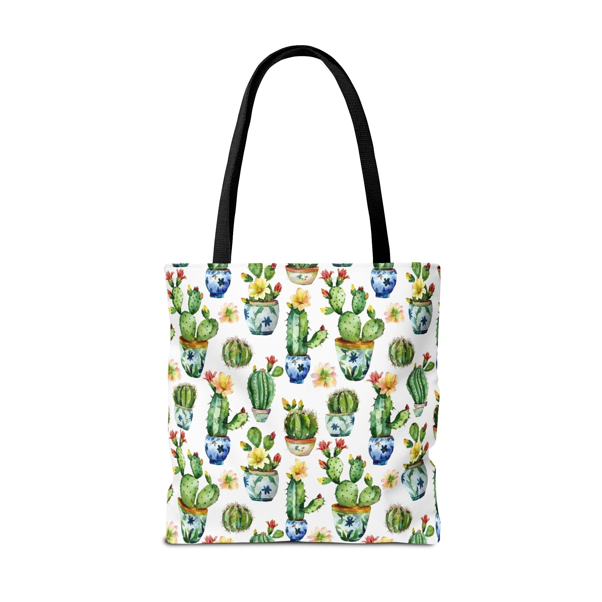 Sol y Alegría (Sun and Joy) Collection- Cactus Succulent Pattern Microfiber Blanket Soft Velveteen Throw for Home & Garden Lovers Cactus Watercolor Tote Bag – Floral Potted Succulent Pattern All-Over Print - Creations by Chris and Carlos