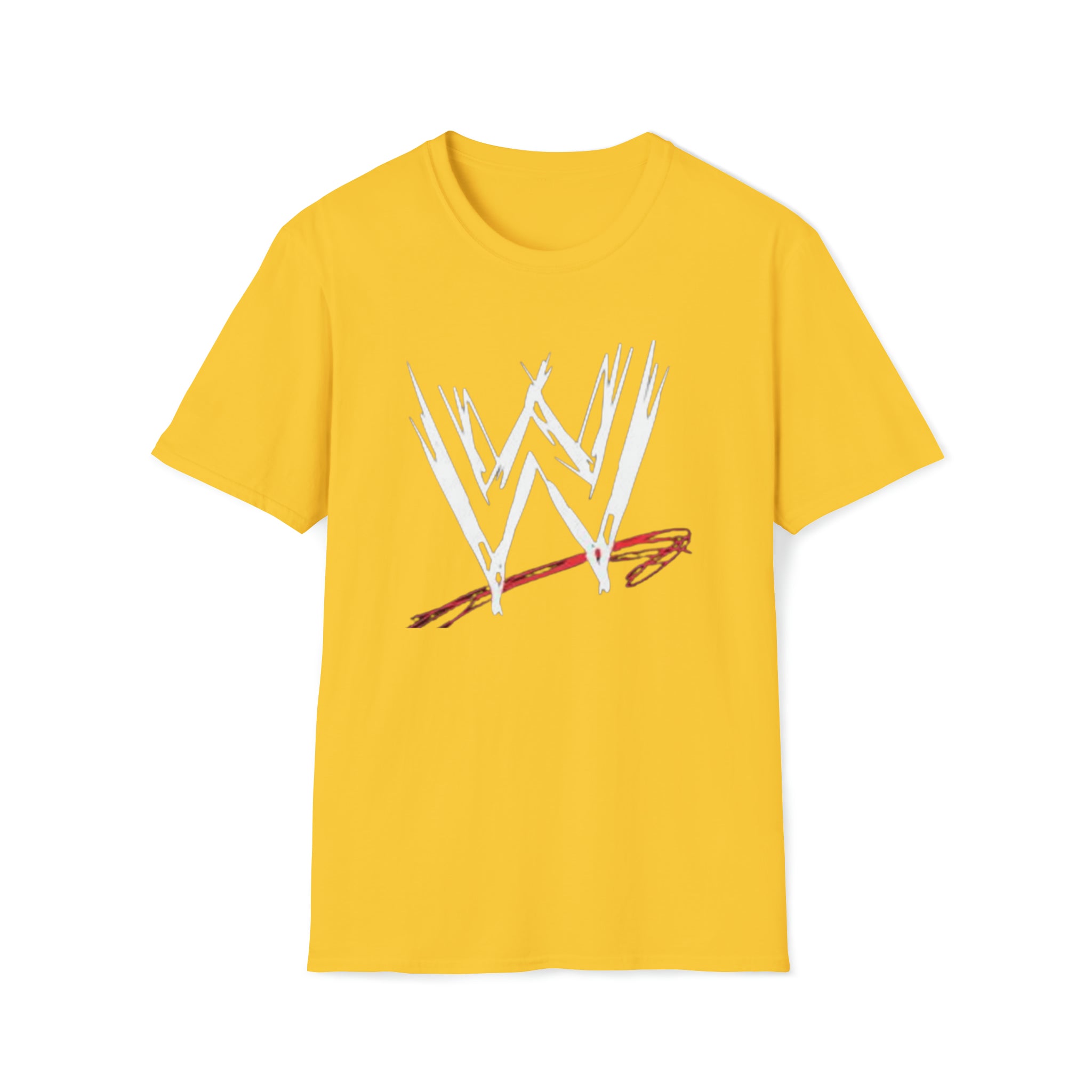 WWF Logo- Unisex Softstyle T-Shirt - Creations by Chris and Carlos