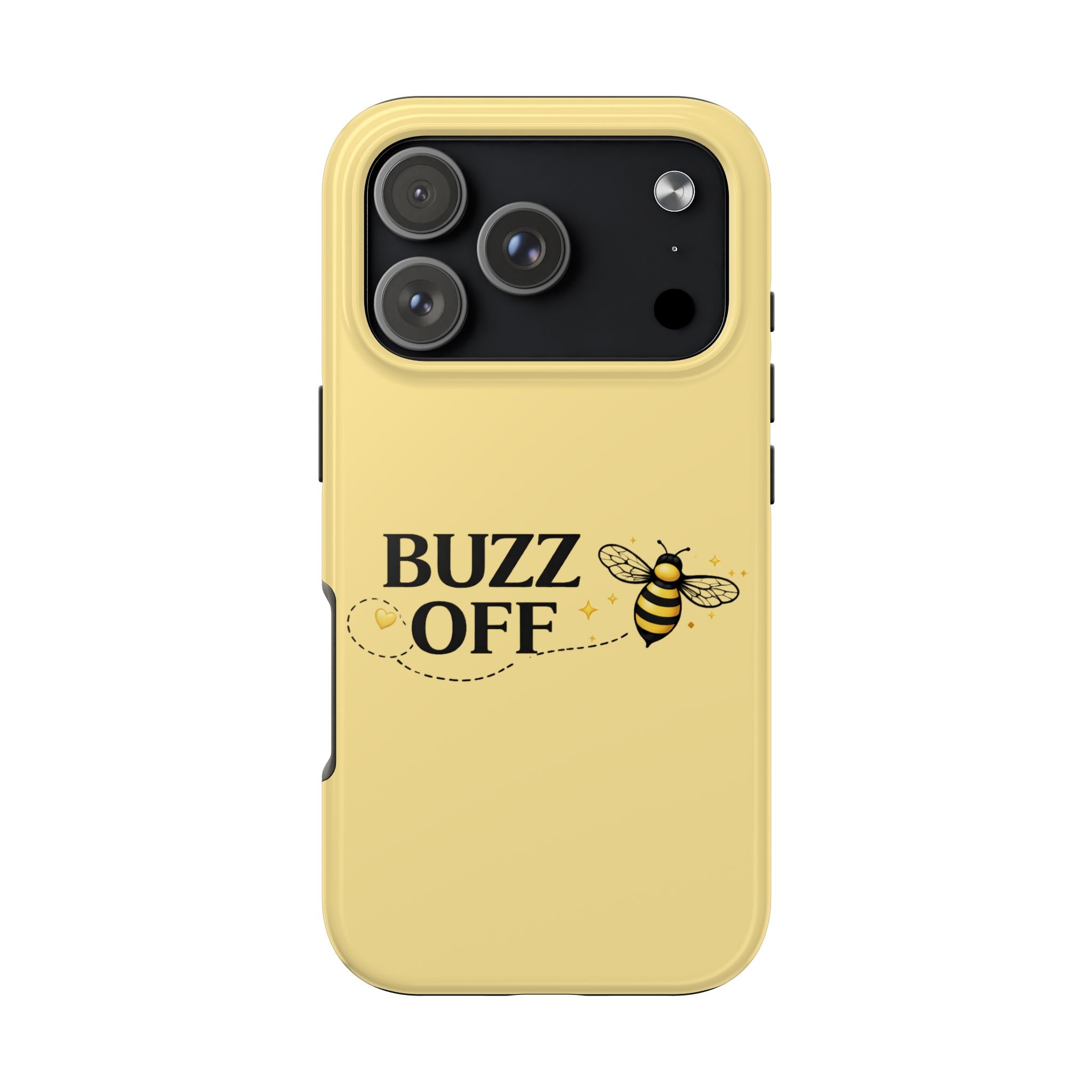 Buzz Off Bee Happy Always Phone Case - Creations by Chris and Carlos